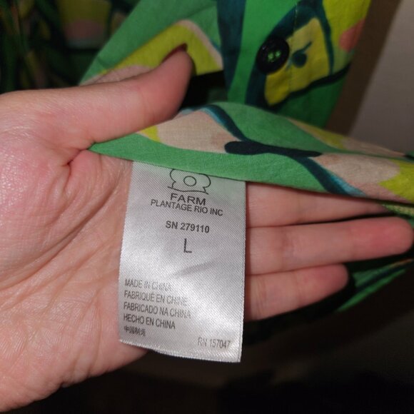 Farm Rio x Anthropologie Tucabacana Oversized Buttondown Shirt - Picture 7 of 10